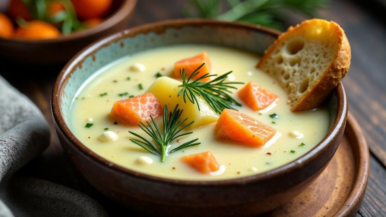 Kermainen Kalakeitto: Sahne-Fischsuppe