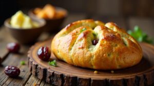 Kesra: Traditionelles Brot mit Datteln