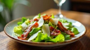 Keto-freundliche Caesar-Salat