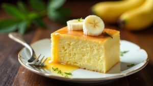 Khanom Gluay (Bananenkuchen)