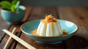 Khanom Thungtag (Thai Knusperpudding)