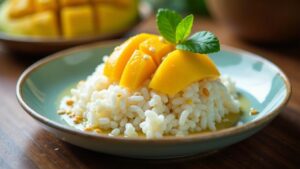 Khao Niew Mamuang (Klebreis mit Mango)