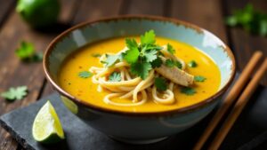 Khao Soi (Nordthailändische Nudelsuppe)