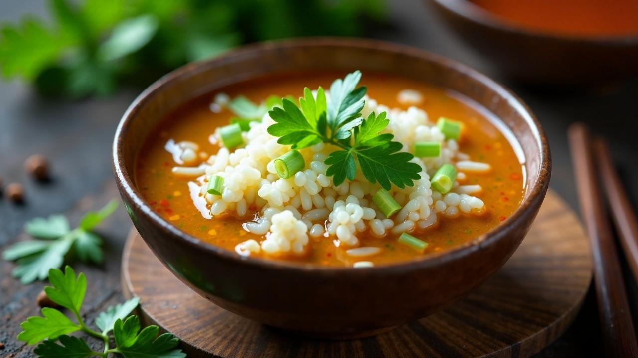 Khao Tom (Thailändischer Reissuppe)