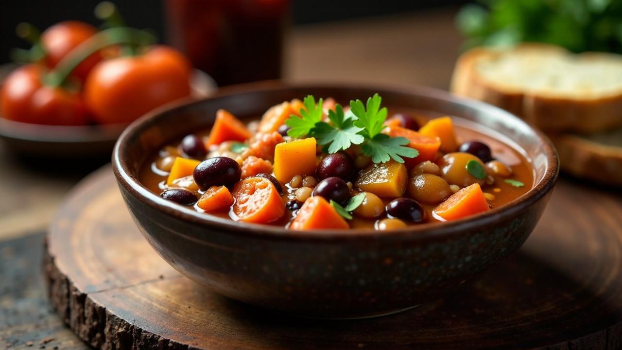 Khemo Bankley (Spiced Bean Stew)