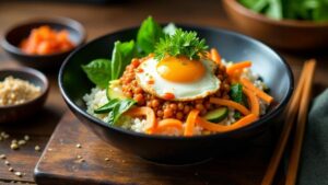 Kichererbsen Bibimbap