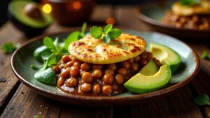 Kikomando – Beans and Chapati-Casserole