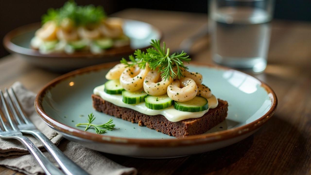 Kiluvõileib-Sprotten-Sandwich mit Roggenbrot