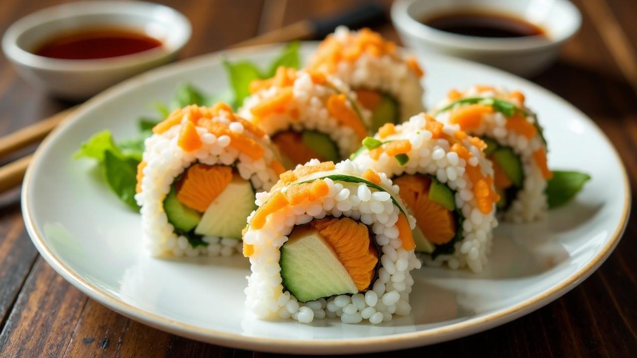 Kimbap - Koreanische Sushi-Rollen