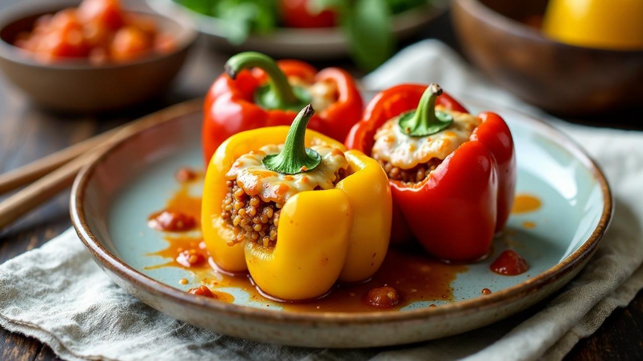 Kimchi-stuffed Peppers