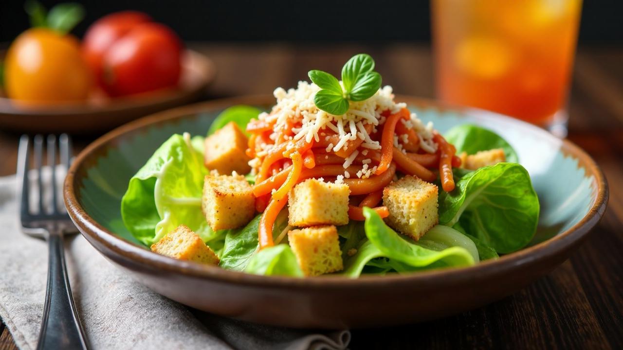 Kimchi Caesar Salad