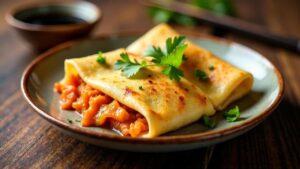 Kimchi Crepes