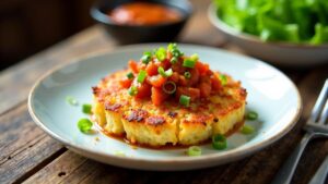 Kimchi Hash Browns