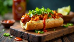 Kimchi Hot Dogs