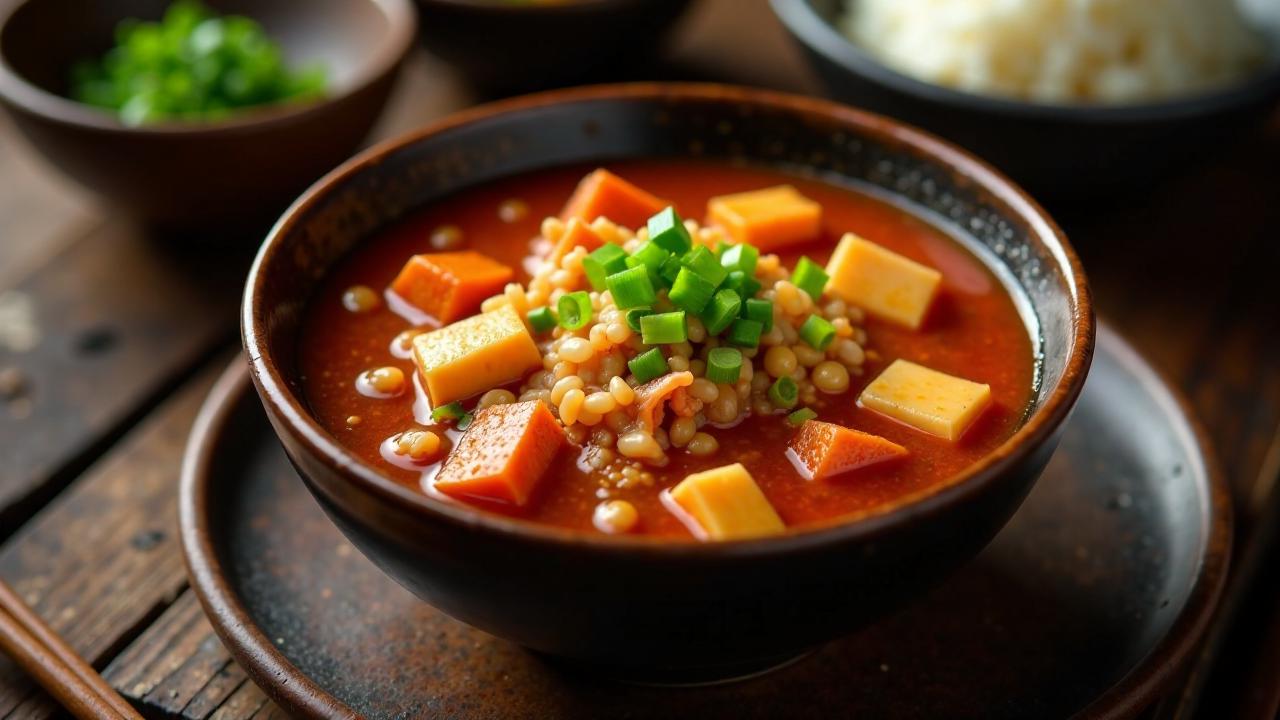 Kimchi Jjigae (Kimchi Eintopf)