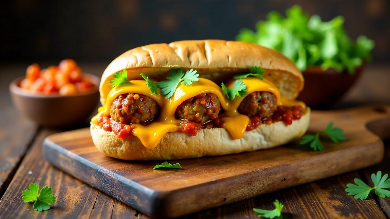 Kimchi Meatball Sub