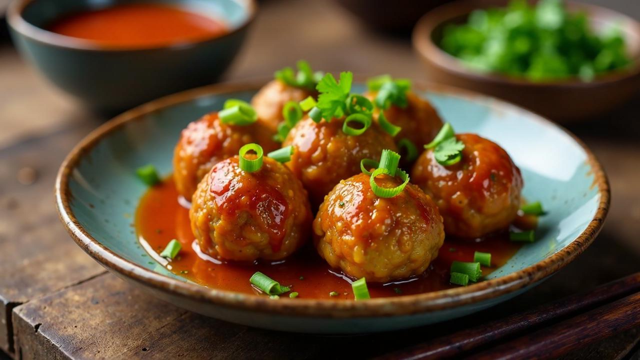 Kimchi Meatballs