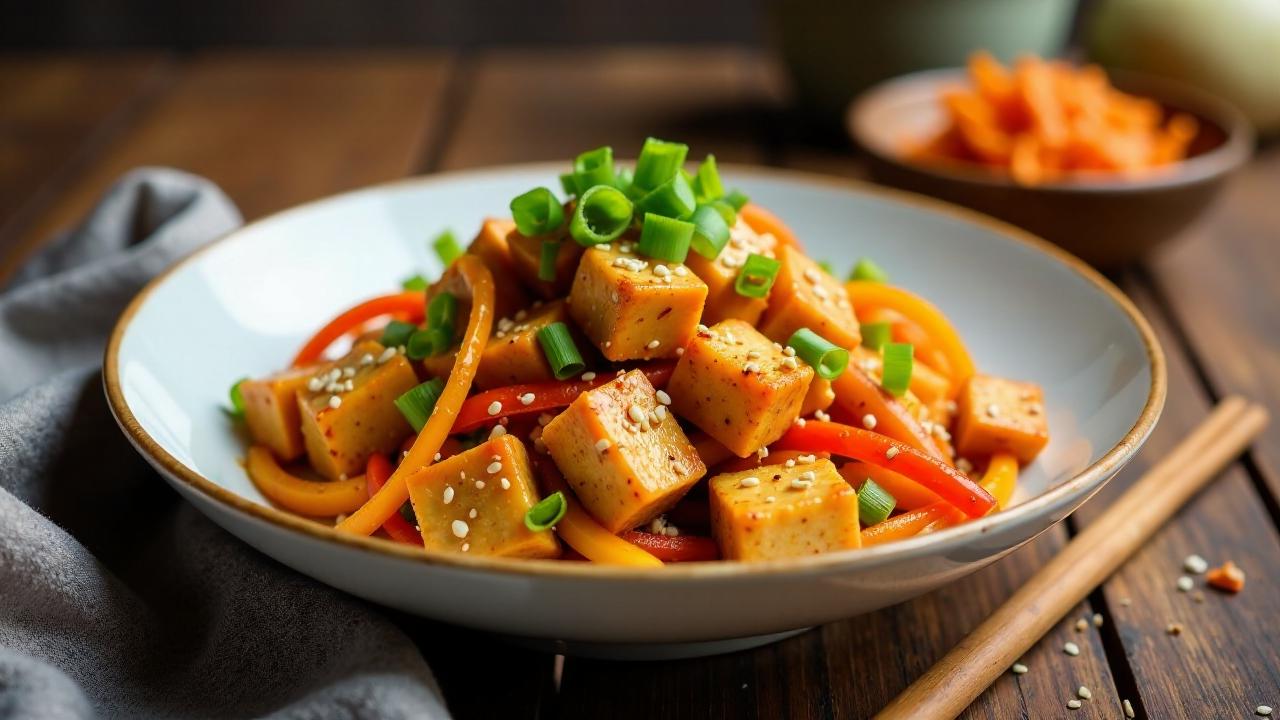 Kimchi Tofu Stir-Fry