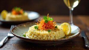 Kina-Risotto: Cremiges Risotto mit Seeigelrogen