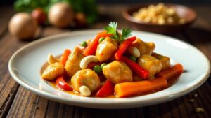 Kip Met Cashewnoten – Hähnchen mit Cashewkernen