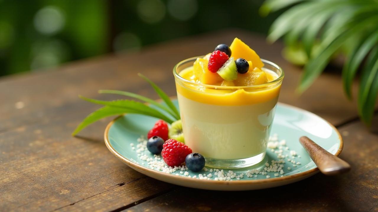 Kiribati Coconut Vanilla Pudding