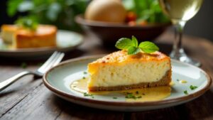 Kiribati Fischkäsekuchen (Herzhafter Cheesecake mit Fisch)