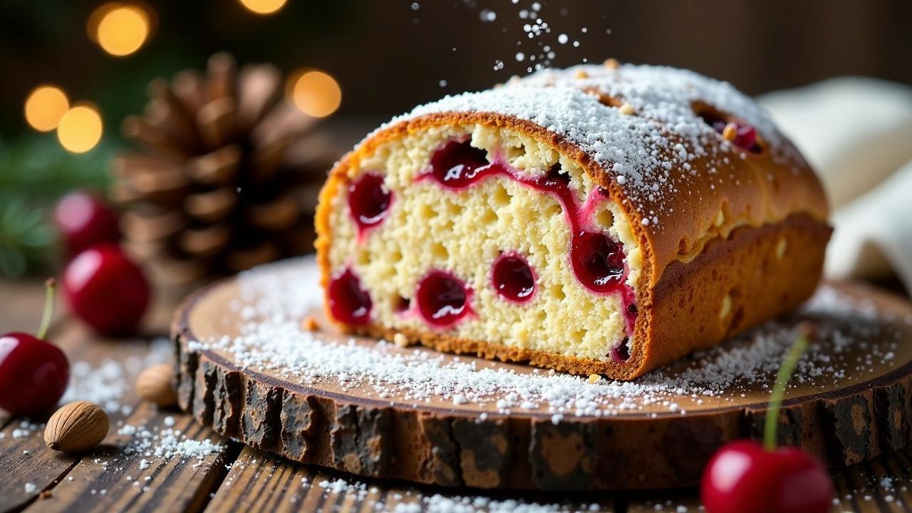 Kirsch-Amaretto-Stollen