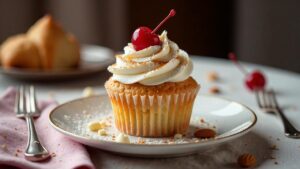 Kirsch-Mandel-Cupcakes