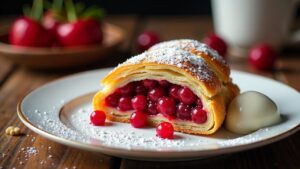 Kirsch-Nuss-Strudel