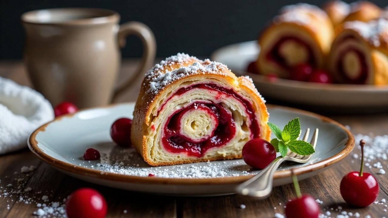 Kirsche-Amaretto-Babka