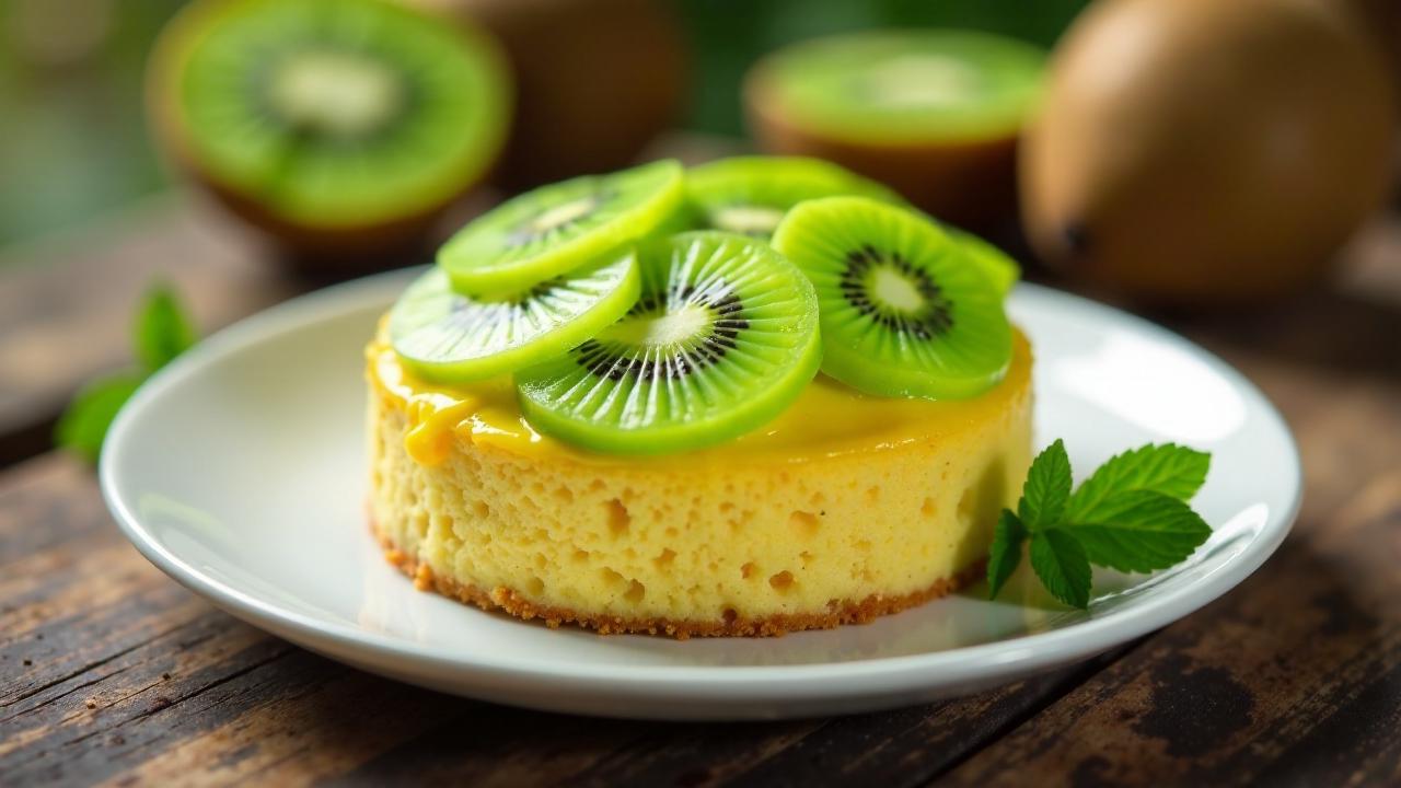 Kiwi-Biskuitkuchen