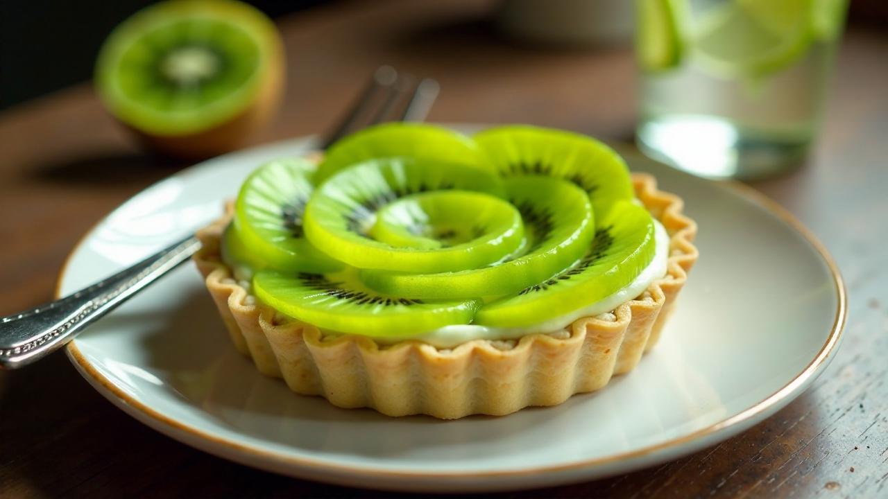 Kiwi-Tarte mit Limettencreme