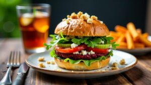 Kiwi Burger - Neuseeländischer Burger mit Rote Beete