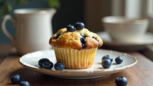 Klassische Blaubeermuffins