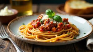 Klassische Deutsche Spaghetti Bolognese