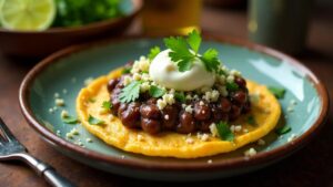 Klassische Sopes con Frijoles