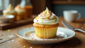 Klassische Vanille-Cupcakes