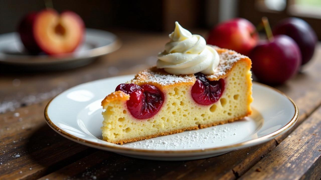 Klassischer Pflaumenkuchen mit Mürbeteig