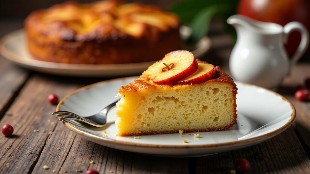 Klassischer deutscher Apfelkuchen