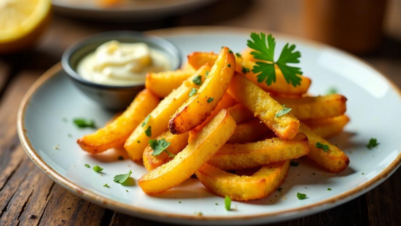 Knackige Brotfrucht-Frites