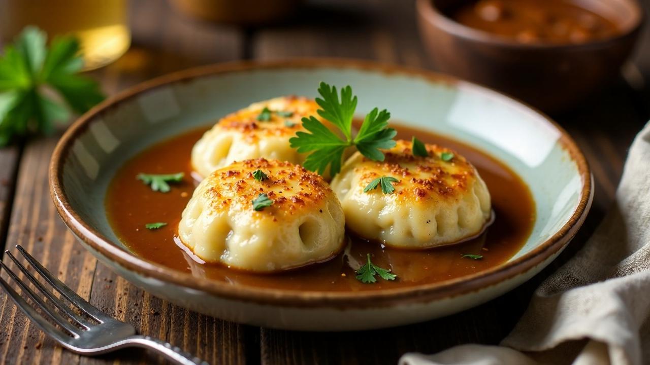 Knödel aus übrigem Brot