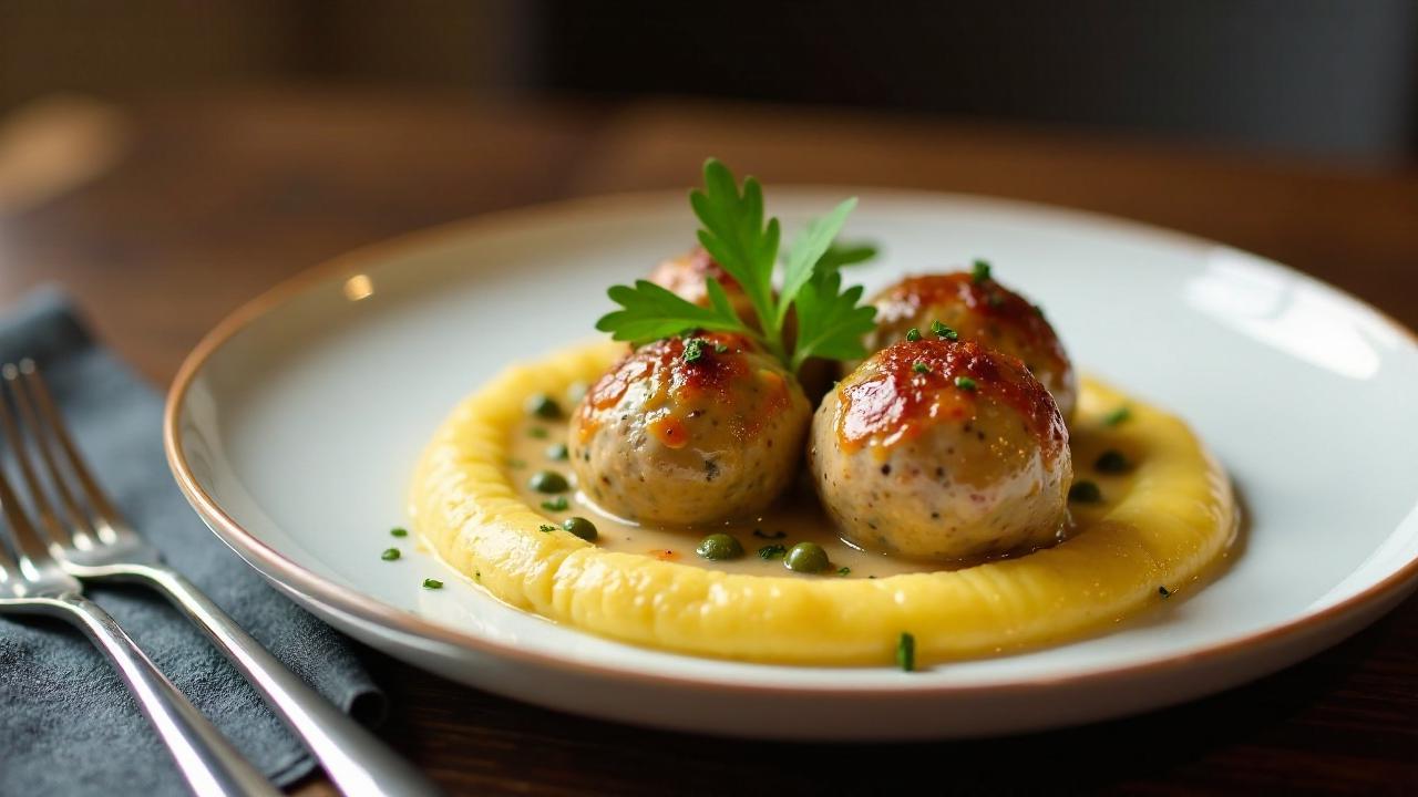 Königsberger Klopse auf Polenta