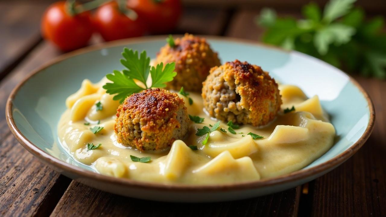 Königsberger Klopse im Brotkrümelmantel