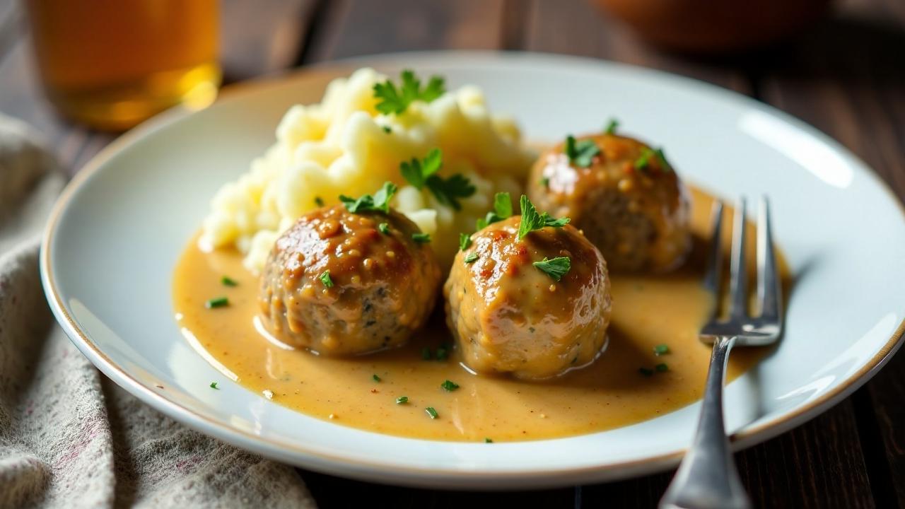 Königsberger Klopse mit Biersauce