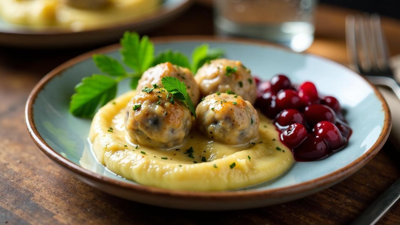 Königsberger Klopse mit Cranberrysauce