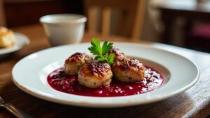 Königsberger Klopse mit Rote-Beete-Sauce