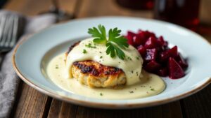 Königsberger Klopse mit Rote-Bete-Salat