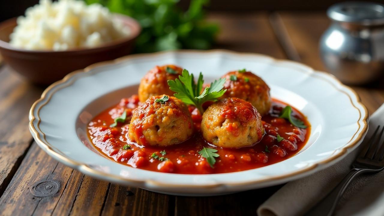 Königsberger Klopse mit Tomatensauce