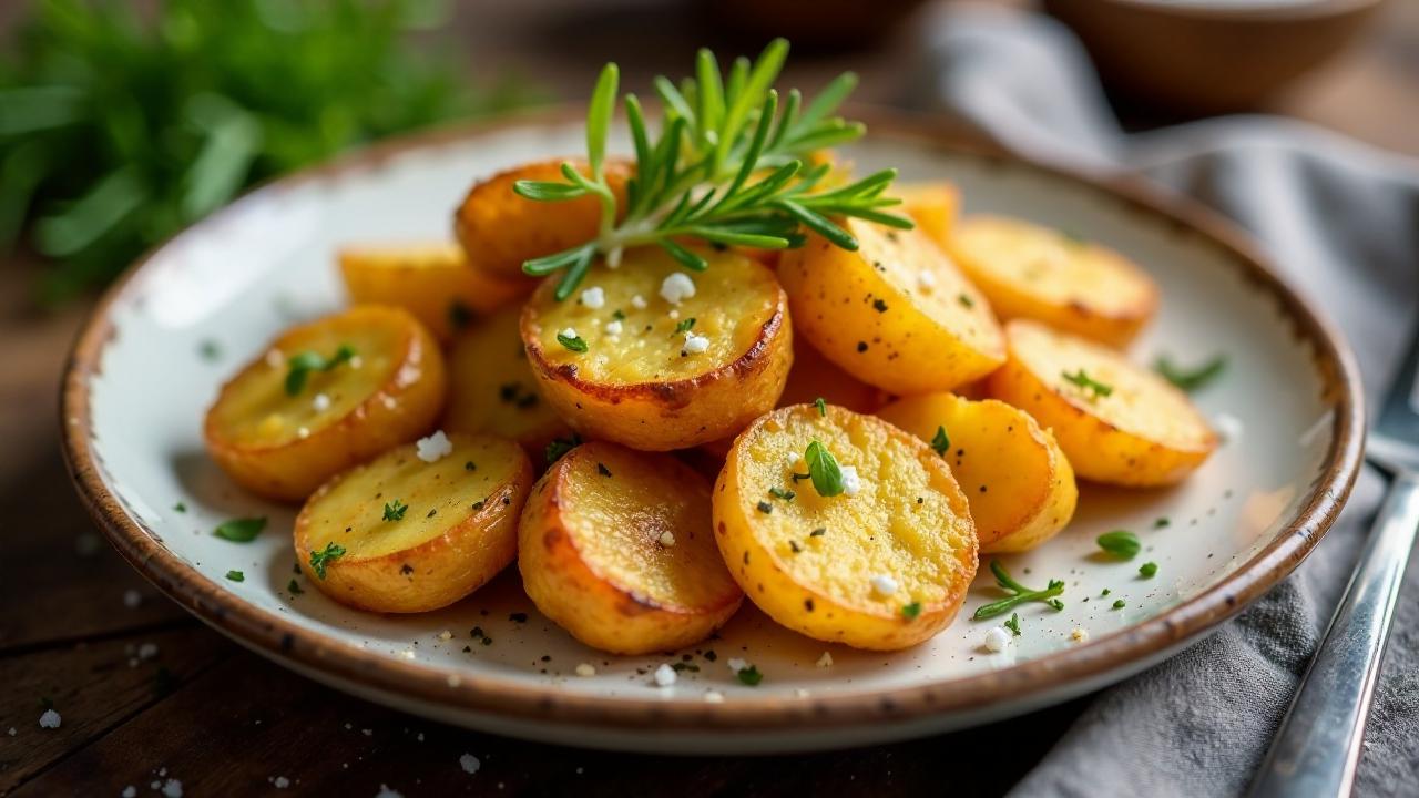 Knusprige Bratkartoffeln mit Kräutern