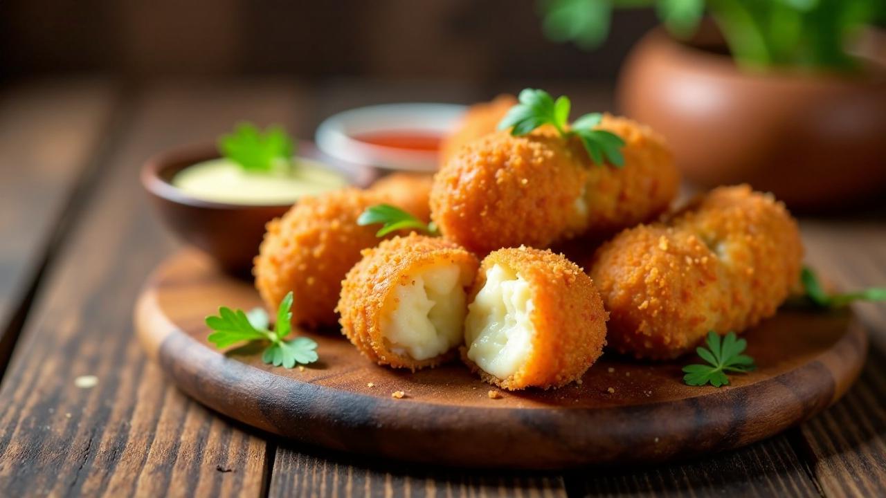 Knusprige Croquetas de Jamón